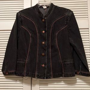 SIGRID OLSEN Collection Denim Jean Jacket